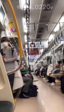 [It's a private 2-year ♡ selfie! ] It is a panchira masturbation video on the train, I didn't notice it for a long time, but it was awkward to see it at the end ...