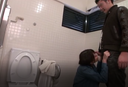 "I'm embarrassed about this..." Areola erotic loli big daughter seeded in a public toilet w