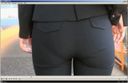 Pre-puri black suit butt