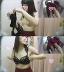 Slim sister's B~C cup and bra try-on My shop's fitting room 74