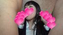 【Personal Photography】 【Threesome】to Sayaka, a slender and cute job-hunting student with black hair! [Delusional video]