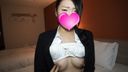 [Personal shooting] Raw saddle to Chiharu-chan, a cute job hunting student with black hair with a sensitive reaction and a wonderful wetness! [Delusional video]