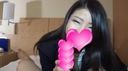 [Personal shooting] Ayumi, who has bright and strong sexual desire, shoots in the mouth from a! [Delusional video]