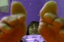 【Fuchi on the soles of the feet】Yui Natsume (23) Foot size 22.5cm★ Woman ★ showing the soles of her feet that ★ smell even if you take care of them (3)