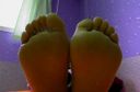 【Fuchi on the soles of the feet】Yui Natsume (23) Foot size 22.5cm★ Woman ★ showing the soles of her feet that ★ smell even if you take care of them (3)