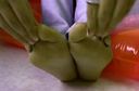 【Fuchi on the soles of the feet】Yui Natsume (23) Foot size 22.5cm★ Woman ★ showing the soles of her feet that ★ smell even if you take care of them (3)