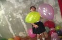 【Fetish】Innocent girls playing with balloons! !!　