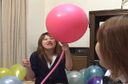 【戀物癖】制服女孩玩氣球！ ！！　2