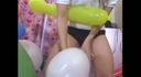 【Fetish】Bloomer girls play in the balloon room! !!　1