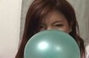 【戀物癖】燈籠女郎在氣球室玩耍！ ！！　4