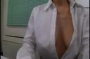 Crispy nipples spilled out of the gap of OL's defenseless blouse ● Shooting 15 SNS-683