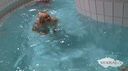First Date with Naive Czech Teen in Public Pool