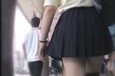 【女子校生パンツ】チャラ娘はパンツもやっぱり抜群のエロさ！&amp;触ったらプニプニしてそうな尻肉