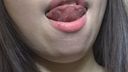 Close up of Ami's pink tongue