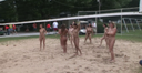 Summer Festival! Naked beach volleyball full of women!