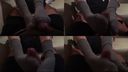 [Foot fetish] Amateur socks footjob assortment ✩ POV video No algae ✩