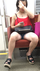 Train face-to-face erotic J K legs open legs