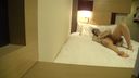 【Individual shooting】Eight-headed style beauty with plump thighs. I hid a photo of stress relieving masturbation at the hotel where I stayed on a business trip.