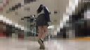 【Upside down shooting】Erotic legs gray miniskirt gal (★ with ★ bonus)