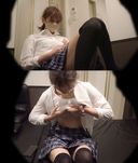 [Squirting Masturbation Vol.3] Cute masturbation ♡ that makes knee-high girls adorable with awkward hands is a solid mass jet! !!