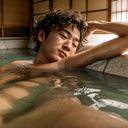 Men's Nude Photo Collection: Professional Wrestler's Holiday (Onsen)