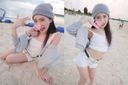 【Personal shooting】Completely private summer, so her video at the travel destination is released