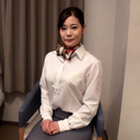 CA who has a Japanese-Korean half beautiful big breasts G cup 2 vaginal shots on a tired body at the end of the flight