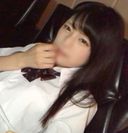 【Uniform】J (18) who is impatient with vaginal shot and desperately squeezes semen out of the vagina