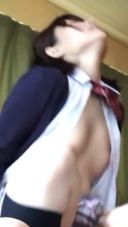 【Precocious modern child】Gonzo video by a couple of the same age. Raw squirting without contraception