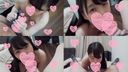 【Face】 【MOMU】First shot! Neat and clean shaved ** Raw saddle sex in a girl's beautiful!
