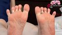 Saki, a shy and naïve country child, has her 23.5cm toes that bend well and open her toes