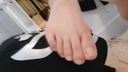 Licking the soles of Nagisa's feet in the bath VOL1
