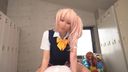 【Amateur】Cosplay married woman who likes anime. Contrary to the moe moe atmosphere, she is a, and has been wearing boob stamps and face sitting.