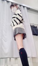 [J〇 Rina selfie! ] 〇 Fitting room continued 〇 Change clothes in the fitting room! Under the uniform is Nubra ... Do you need to be excited when you think you're stealing? Are...