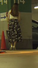 【Amateur shooting】Attack on a beautiful woman who saw off her friend in the parking lot. I took a POV.