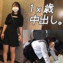 【個撮】完全初撮り。童顔J〇、育ちの良い黒髪1x歳。制服濡れ透け生ハメ「中ぁ！」懇願で中出し。