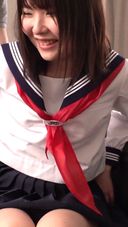 [Individual shooting] ☆ Mass facial cumshot in uniform costume ☆ Sex with clothes that I actually wore when I was a student