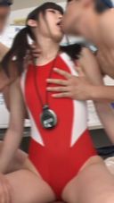 【かなりやばい】水泳部女マネージャーによるアオハル男子達の性処理動画
