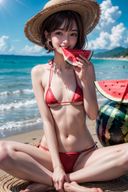 BIKINI Slender Beauty × Beautiful Breasts Super Kawa!
