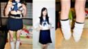[Limited time sale] Amateur appearance Local 〇〇 Prefecture J 〇 Real Summer Miniskirt Sailor Suit / Raw Legs Navy Blue Layered Loose Socks [Indoor Panty Shot Edition] Photo Collection [ZIP file downloadable]