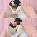 [Lesbian kiss (2) first part] Nanami-chan who is addicted to kissing from H ... Number of experienced people ● ● ● A huge breasts beauty and a rich belokis!