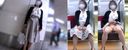 [Train face-to-face flicker ☆ 124] Triangular zone observation record / Unexpected behavior of long skirt sister.