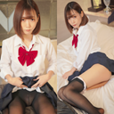 The third installment. Serika-chan. - Beautiful woman slender and big breasts, vaginal shot AV in uniform on shaved. With review perks, uncensored.
