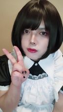 Masturbation in maid costume [Cross-dressing]