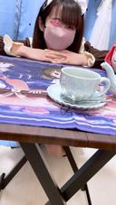 [女僕panchira倒置拍攝] **** = ・ Momo-chan 的純白色條紋麵包 DAY1.2 [咖啡/低角度]