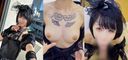 - [3 beautiful layers] Slender beautiful breasts, white skin tattoo, transcendent cute sensitive beauty, □ face, rich fellatio mushy mouth ejaculation by big breasts! [/ throat]