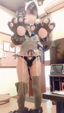 [K@18-year-old Rinano's naughty selfie] I masturbated at karaoke wearing the cosplay of "FGO Miyu Beast" ... When I opened the door at the end, people came and rushed back and I was impatient ...