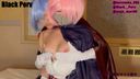[Ram & Rem] Fair-skinned receptionist is tossed with beautiful breasts by Nyanko [Re: Zero Lesbian Planning] High image quality completed version: Review bonus