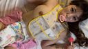 刺青美女が赤ちゃん中出しプレイ（オムツ、哺乳瓶、おしゃぶり、チャイム、エプロン）