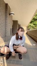 [3**G Cup Erika] It's ☆彡 a selfie A man came right behind me, but I masturbated the as it was, and there were people walking on the stairs in the distance, and I was excited while looking at the inner turtle and died at the end!
